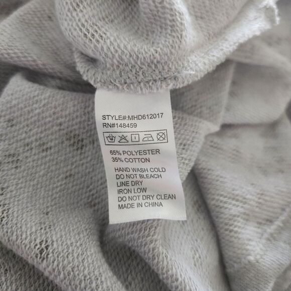 NWOT Anthropologie Maronie Long Sleeve Semi-Sheer Hooded Top Size Large - Picture 6 of 7